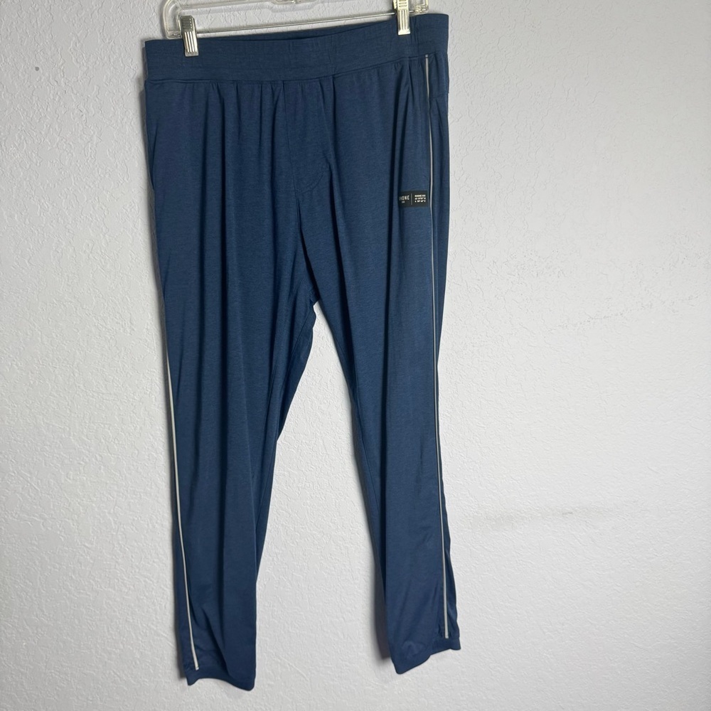 Rhône Men’s Heather Blue Large Swift Knit Joggers Running Pants